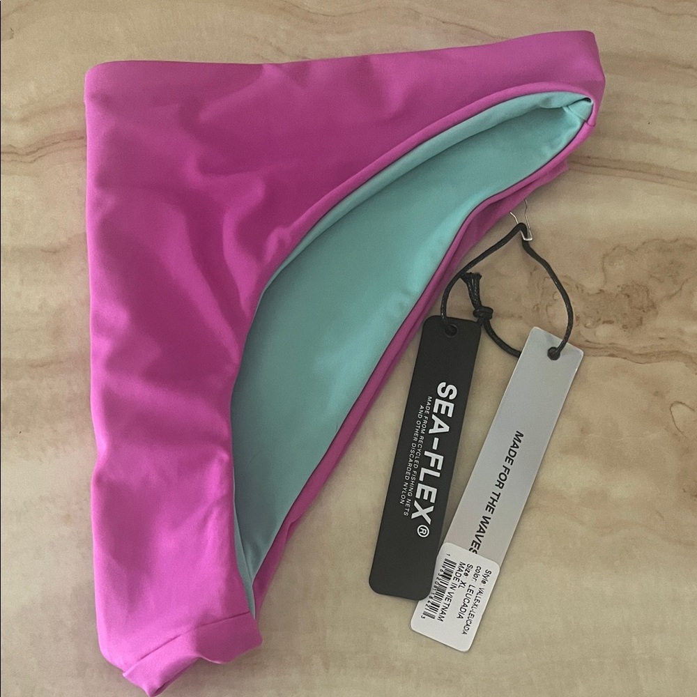 Jolyn Clothing Pink and Mint Bikini Bottom